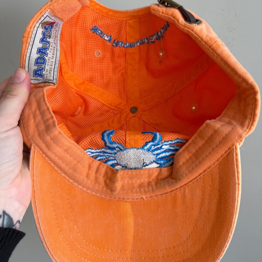 3/$30 🌟 VTG Nancy Hammond Embroidered Crab Hat - Picture 7 of 7